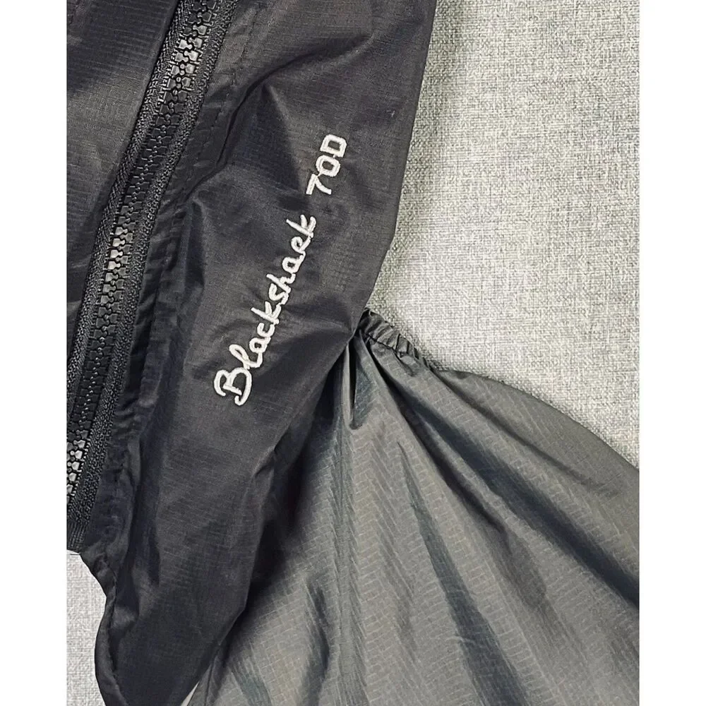 Touchdog Dog Snowsuit Jacket Large Black Gray Blackshack 700 Outdoor NWT